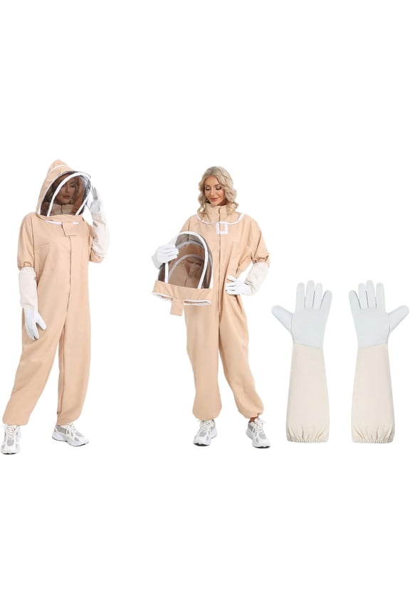 Women bee Keeper Suit &bee Suits for Men Sting Proof and Gloves
