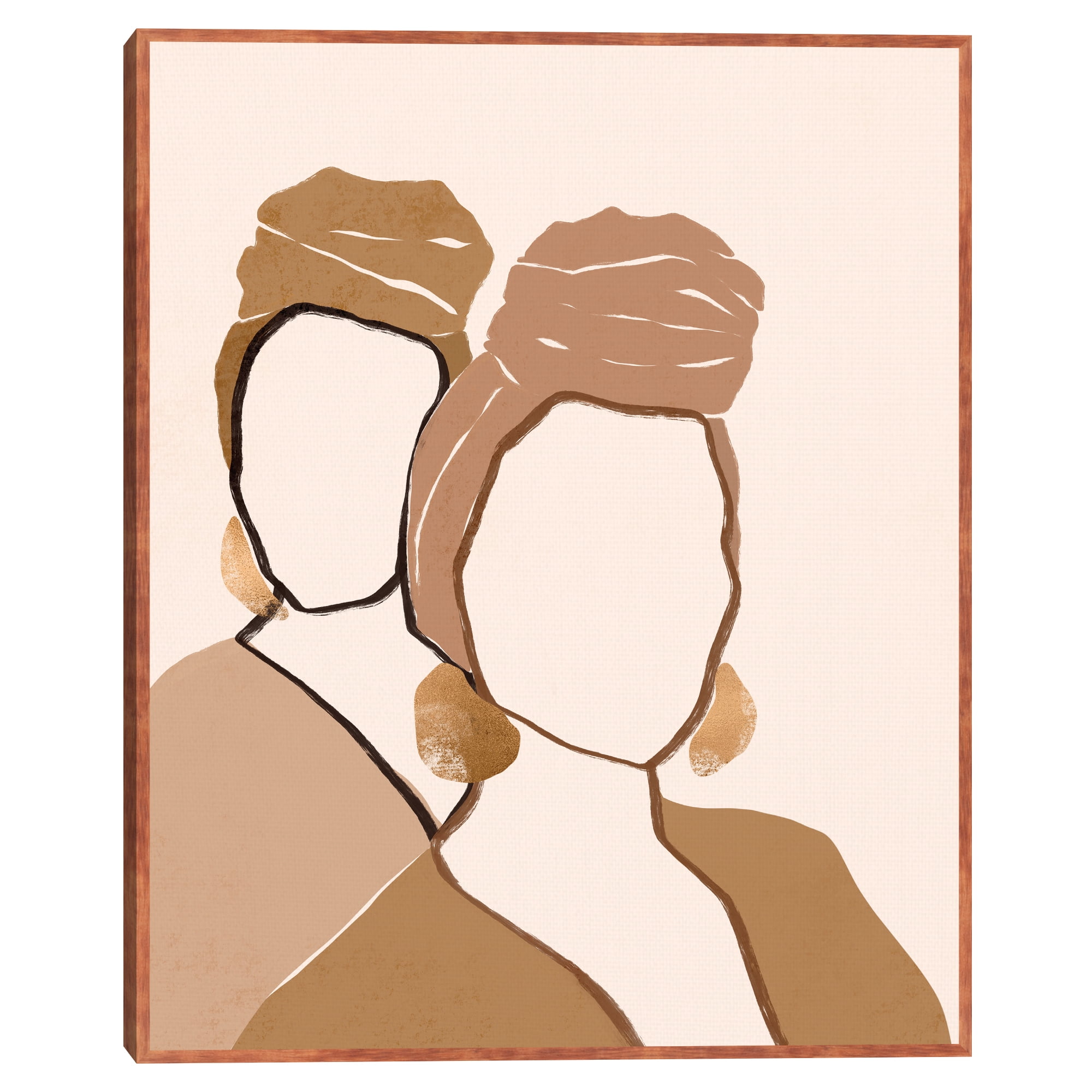 Women by Bria Nicole Framed Canvas Art Print
