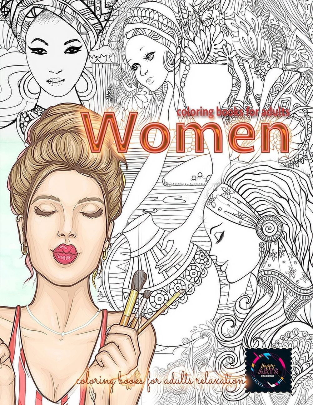 Women coloring books for adults, coloring books for adults relaxation:  adult coloring books for women (Paperback)