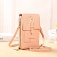 thumbnail image 1 of Women crossbody shoulder bags wallets touch screen cell phone purse soft leather strap handbag for female luxury messenger bags, 1 of 37