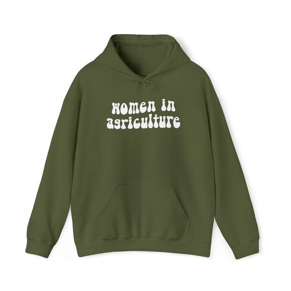 Women in Agriculture Ag School Graduation Hoodie, Gifts, Hooded Sweatshirt