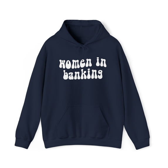 Women in Banker Banking Hoodie, Gifts, Hooded Sweatshirt