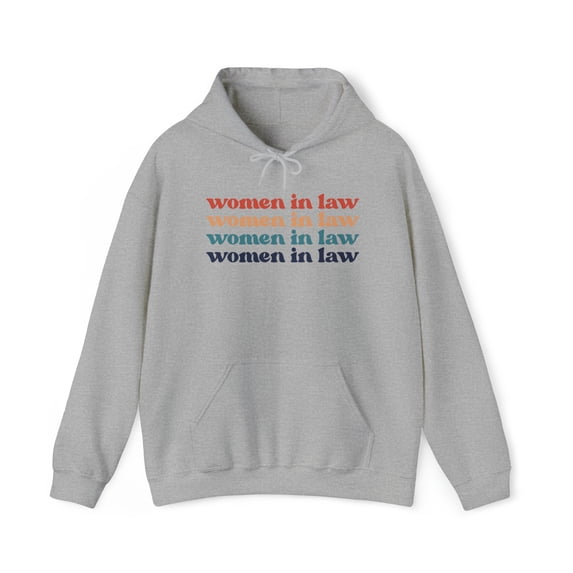 Women in Law Lawyer Attorney Student Hoodie, Gifts, Hooded Sweatshirt