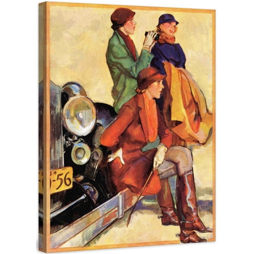 "Women in Riding Habits" Painting Print on Wrapped Canvas