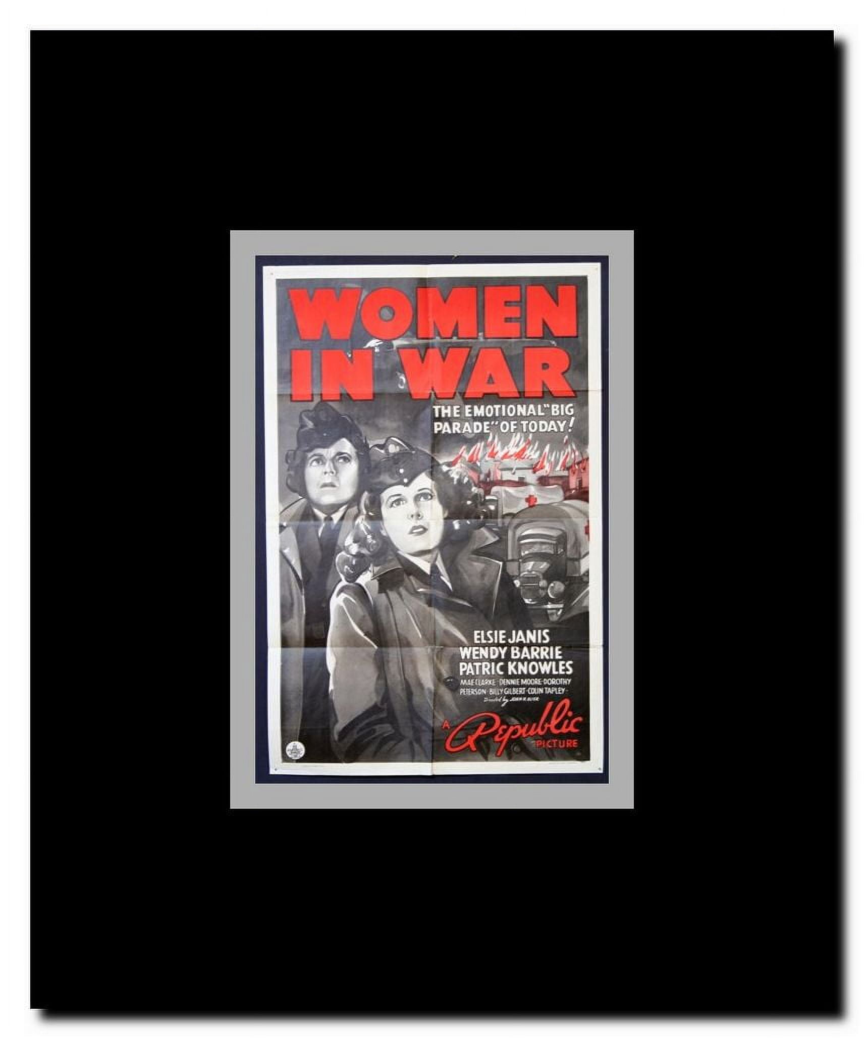 Women in War Framed Movie Poster