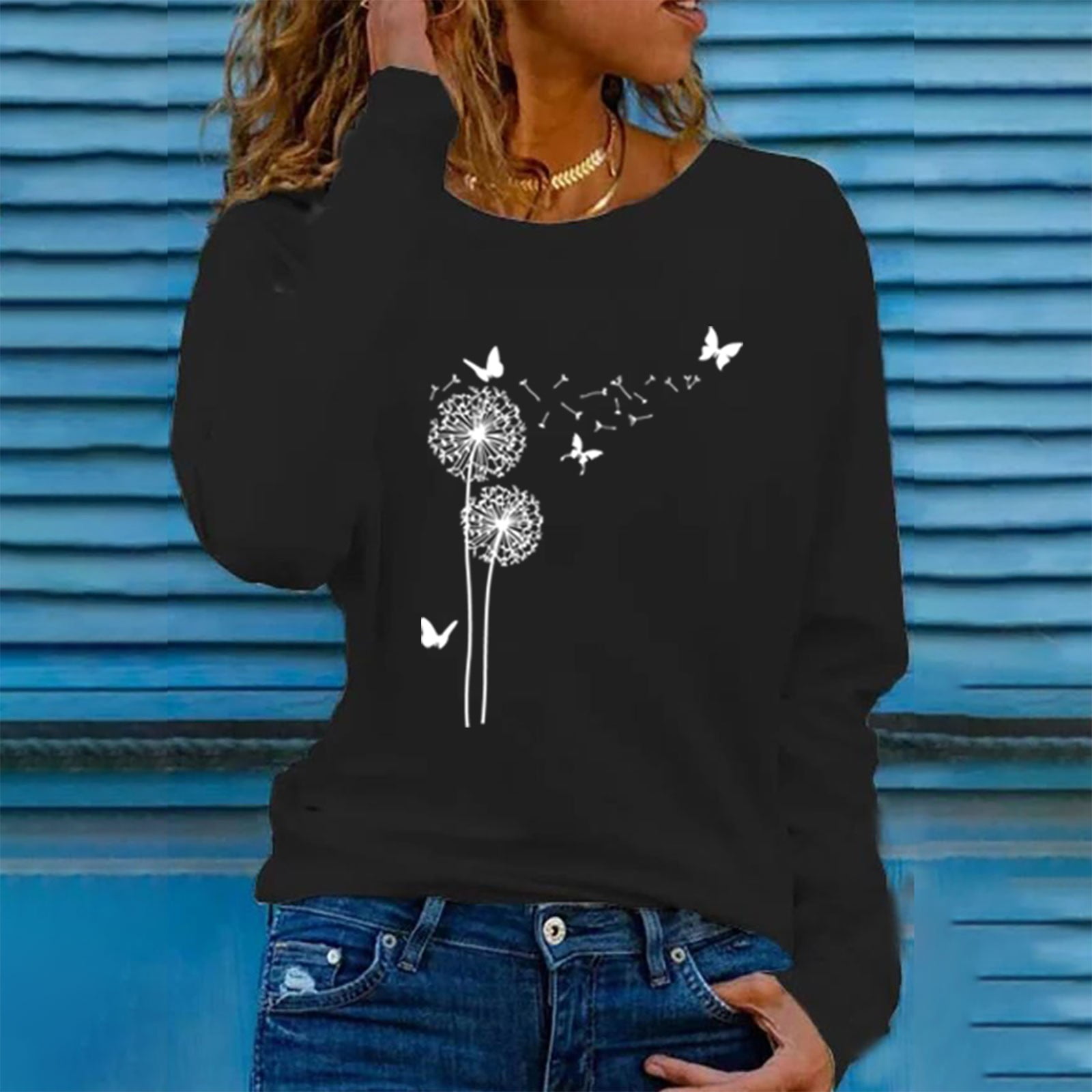 Women long sleeve top long sleeve tops Women's Long Sleeve Printed