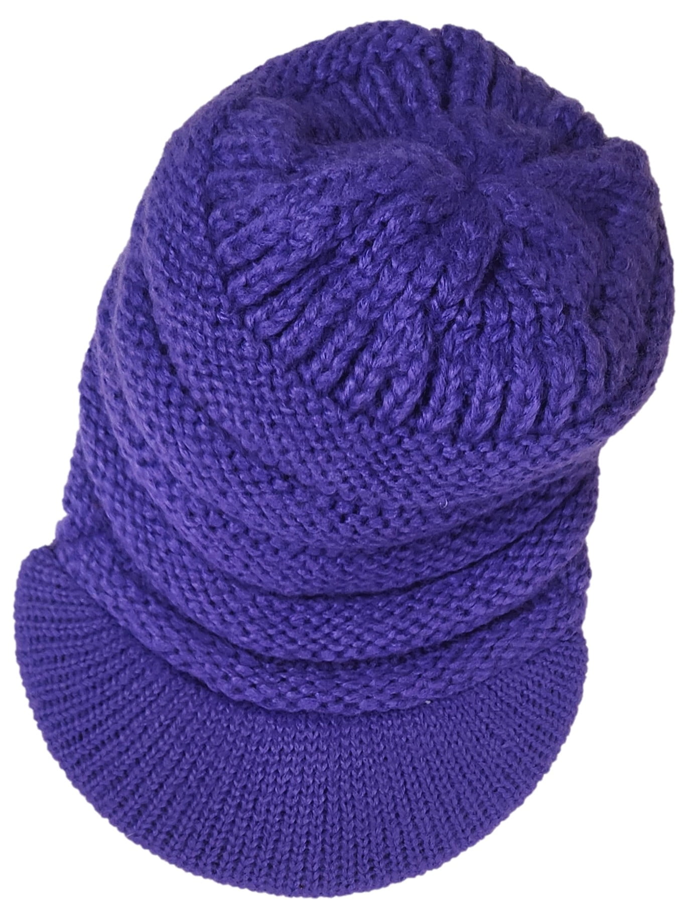 Purple Crochet Women\'s Hat Purple Crochet Beanie, Women main image 4
