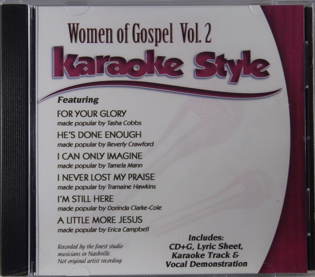 Women of Gospel Volume 2 Daywind Christian Karaoke Style NEW CD+G 6 Songs