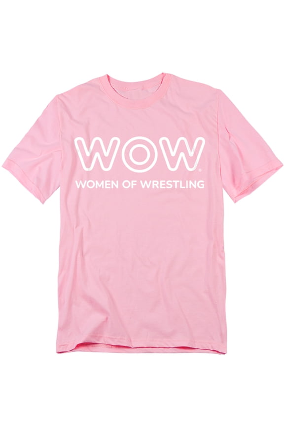 T-Shirt Single Color Logo Unisex Graphic Tee For Men & Women Pink 