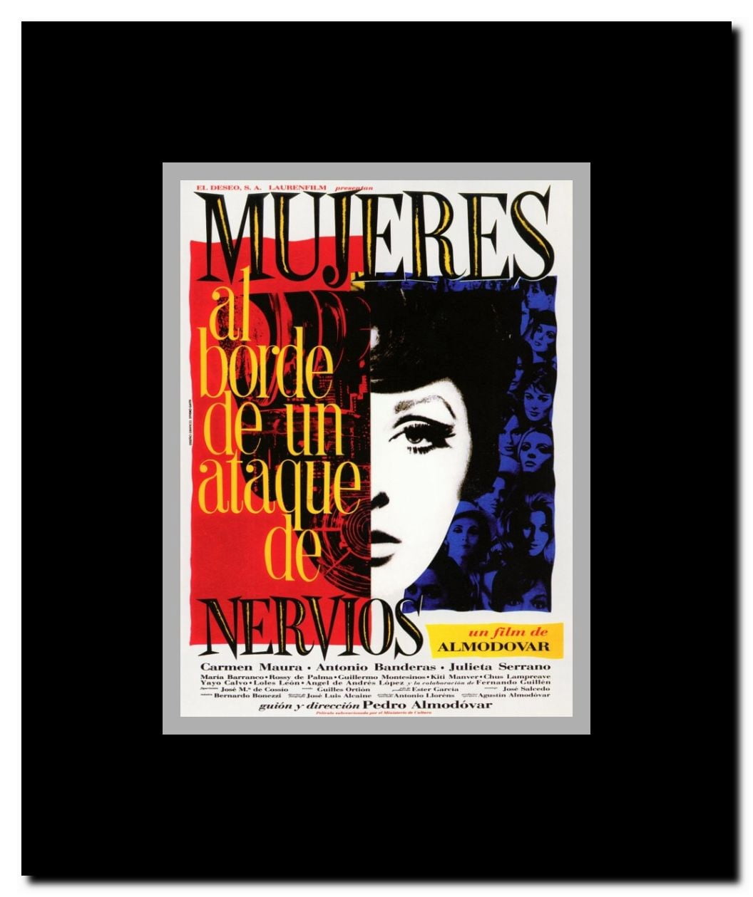 Women on the Verge of a Nervous Breakdown Framed Movie Poster