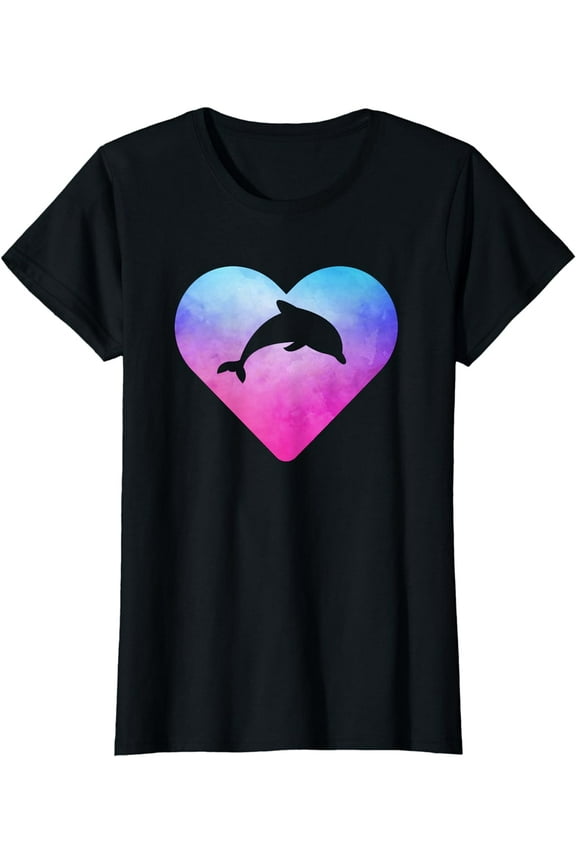 Women or Girls Dolphin T-Shirt