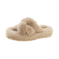 thumbnail image 1 of Women ry Slippers with Rubber Sole Open Toe Autumn Winter House Slippers 38, 1 of 9