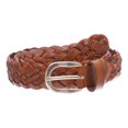thumbnail image 1 of Women's 1 1/2" (38mm) Braided Woven Vintage Cowhide Full Grain Leather Belt, 1 of 4