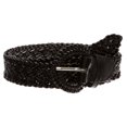 thumbnail image 1 of Women's 1 1/4" Inch Wide Hand Made Metallic Braided Woven Casual Belt, 1 of 2