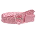 thumbnail image 1 of Women's 1 1/4" Inch Wide Hand Made Metallic Braided Woven Casual Belt, 1 of 2