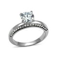 thumbnail image 1 of Women's 1.47 Ct Round Cut Cubic Zirconia Stainless Steel Engagement Ring Size 6, 1 of 5
