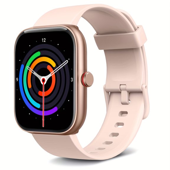 Women's 1.8" Touchscreen Smartwatch - Calling/Message Reminder, 100+ Sports Modes, Alexa Built-in, Compatible with Android/iPhone (Year-Round Gift)