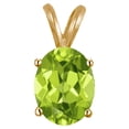 thumbnail image 1 of Women's 1 Ct Peridot Green Pendant 14k Gold, 1 of 1