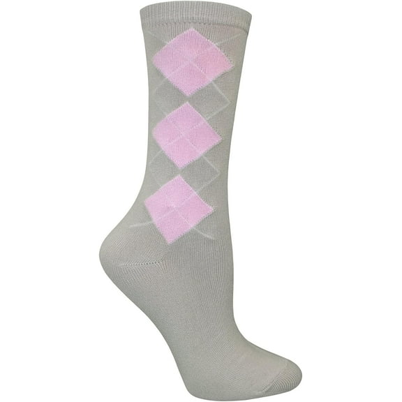 Women's 1 Pair Pack Argyle Crew Sock