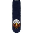 thumbnail image 1 of Women's 1 Pair Super Soft Cute Fuzzy Cozy Warm Animal Face Indoor Outdoor Cabin Crew Home Socks, Eagle, 1 of 7