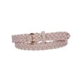 thumbnail image 1 of Women's 1" Skinny Braided Woven Non Leather Belt, 1 of 1