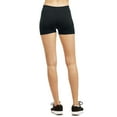 thumbnail image 1 of Women's 10" Basic Non See-Through Exercise Yoga Running Bike Athletic Gym Shorts Workout Stretch Leggings, Charcoal, 1 of 1