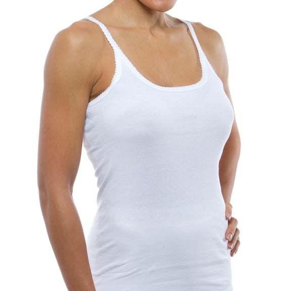 Women's 100% Cotton Camisole by Teri Lingerie - Size Large