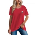 thumbnail image 1 of Women's 100% Cotton Comfortable Tee with Cute Panda Design, 1 of 18