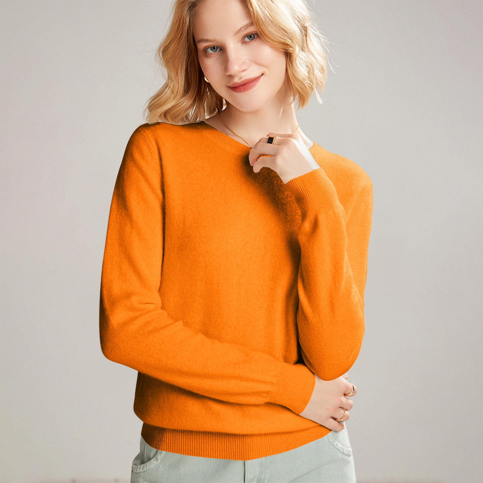 Pure Wool Women Long Sleeve Top