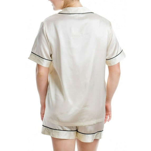 Women's 100% Silk Short Pajamas Set