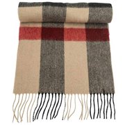 Womens 100% Virgin Wool Scarf, Solids, Plaids, Warm Soft Luxurious, Wool Scarves for Women by CANDOR AND CLASS