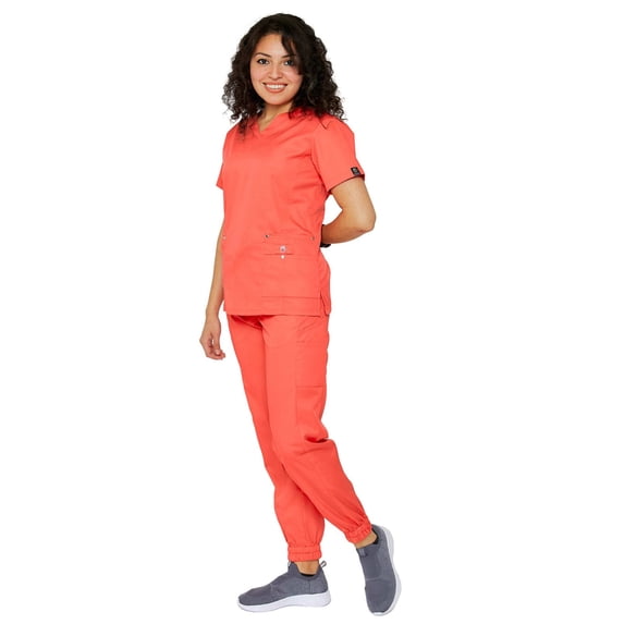 Women's 11 Pocket Slim Fit Jogger Uniforms - Style 408-JR