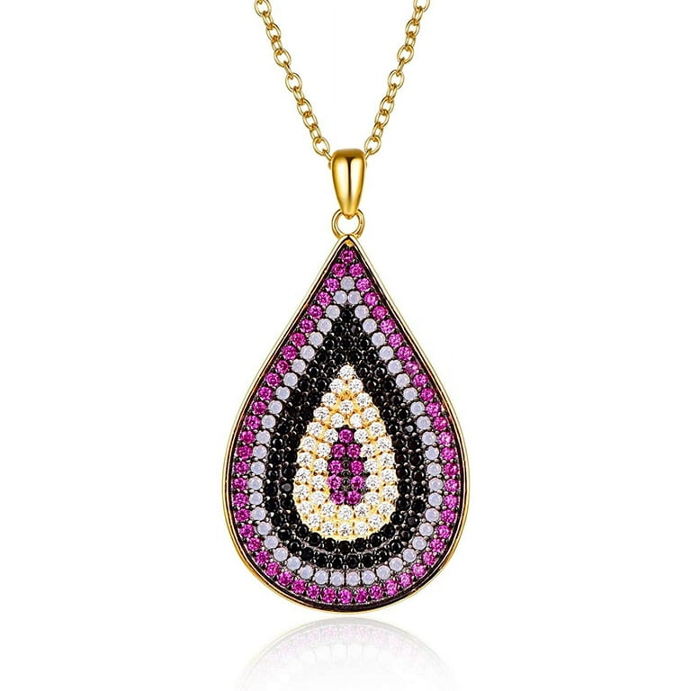 Cubic zirconia store necklace walmart