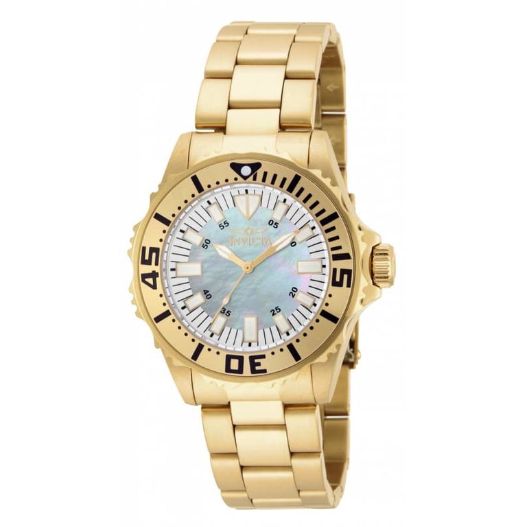 Invicta Women\'s Watch 17698 Angel Quartz Mother of Pearl Dial Gold Steel 38mm Invicta Angel Women main image 3