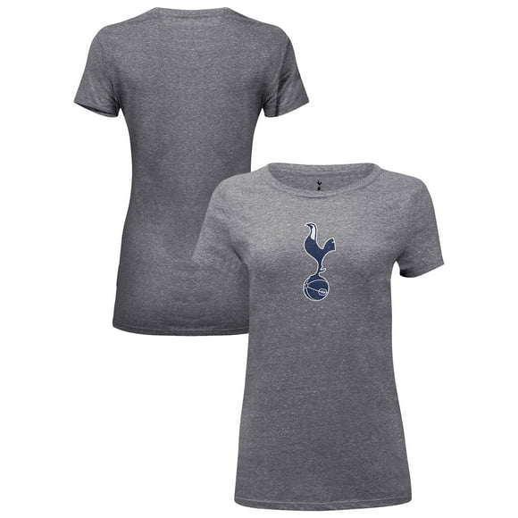 Women's 1863FC  Heather Gray Tottenham Hotspur Color Badge Tri-Blend T-Shirt