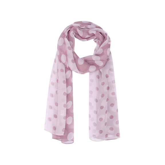 Women's 1950s Polka Dots Vintage Scarf, Sunscreen Lightweight Silky Neckerchief Head Wrap for Summer One Size polka dot-4