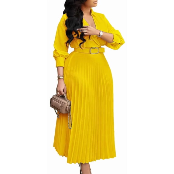 Women's 1950s Retro Vintage Cocktail Swing Dresses Mini Pleated A-line Dress