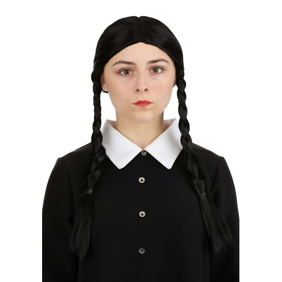 Women's 1960s Wednesday Addams Costume Wig