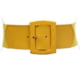 thumbnail image 1 of Women's 2 1/2" (64 mm) Wide Elastic High Waist Leather Stretch Belt, 1 of 4
