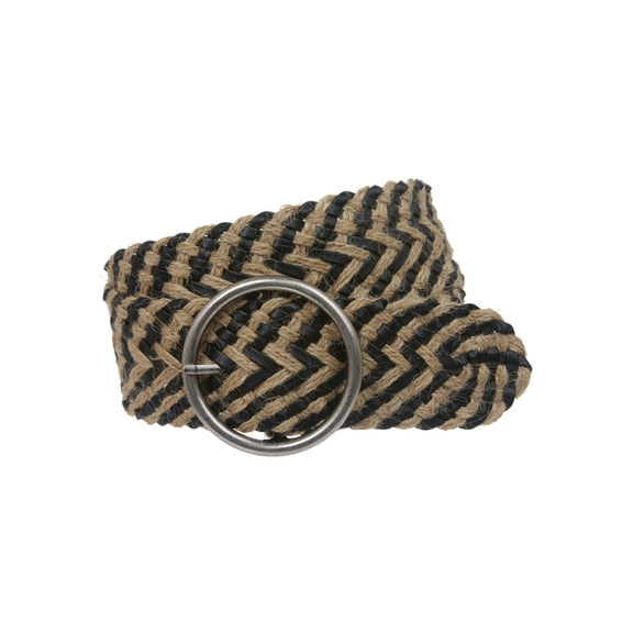 Women's 2 1/4" Hemp Braided Woven Non Leather Round Belt