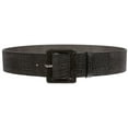 thumbnail image 1 of Women's 2 1/4" Wide High Waist Croco Print Full Grain Leather Fashion Square Belt, 1 of 4