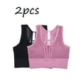 thumbnail image 1 of Women's 2 Pack Activewear Sports Bras High Impact Seamless Fitness Running Bra Swim Bra Sports Bra Running Bra Workout Crop Tops, 1 of 8