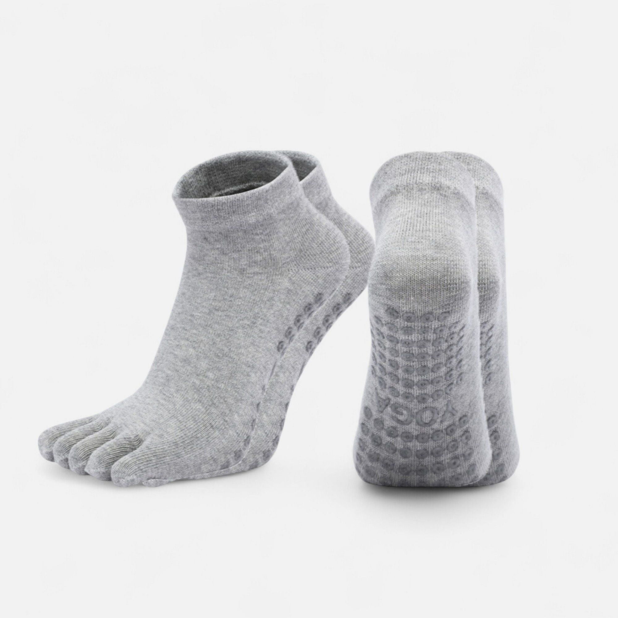 Grip Socks Non-Slip Yoga Pilates Socks With Grips For Women And Men Barre Hospit - View #9