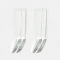 thumbnail image 1 of Women's 2-Pack Long Ribbed Non-Slip Socks with Grip Soles for Indoor Comfort and Support - White, 1 of 1