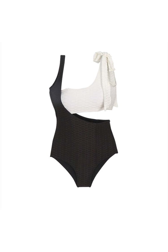 Women's 2 Piece Bathing Suits Halter Ring Bikini Set