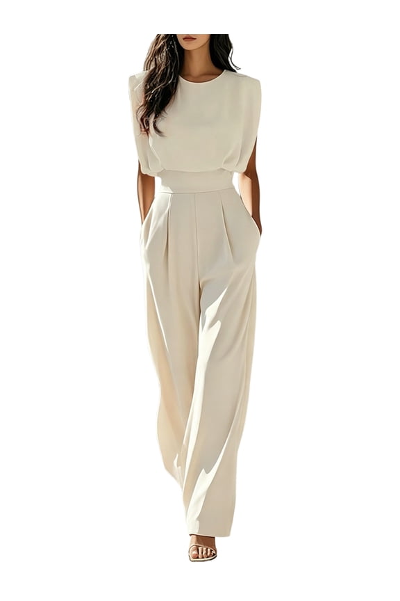 Women's 2 Piece Outfit Set with Mock Neck Crop Top and Palazzo Pants for All Occasions Color L