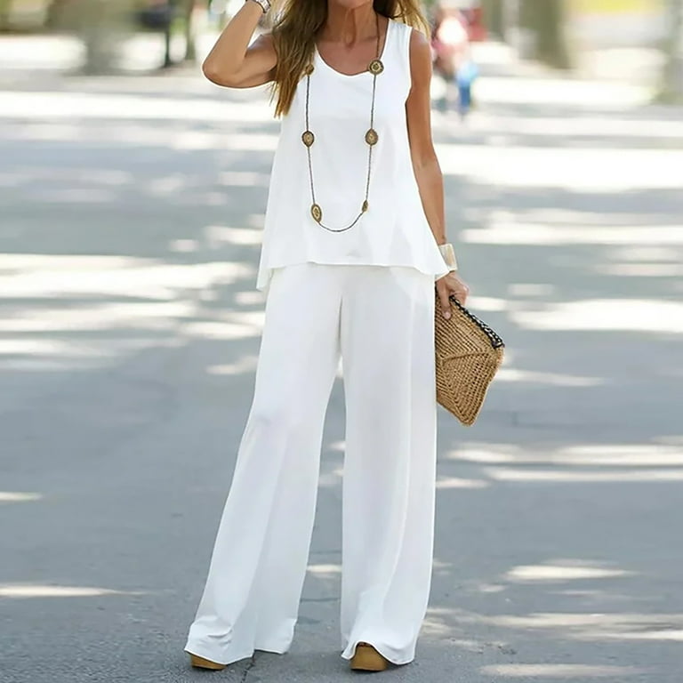 Fashion Casual Solid Patchwork O Neck Sleeveless Two Pieces Fashion Casual Solid Patchwork O Neck Sleeveless Two Pieces