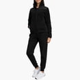thumbnail image 1 of Women's 2 Piece Polar Fleece Sweater Jacket & Jogger Sweatpants Set, 1 of 7