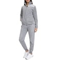 thumbnail image 1 of Women's 2 Piece Polar Fleece Sweater Jacket & Jogger Sweatpants Set, 1 of 7