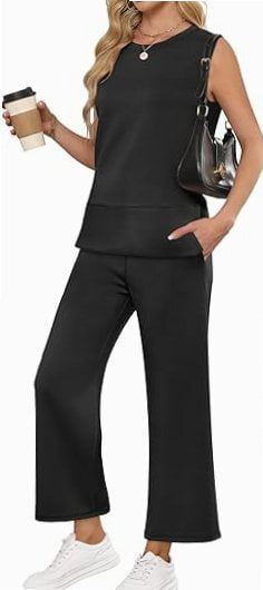 CFMIURAN Two Piece Sets For Women Summer Outfits Lounge Sets Button Top Shorts Set Sweatsuits Pockets Vacation Travel Outfits 2025 Short Fashion